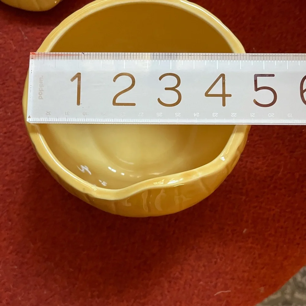 Crate&barrel pumpkin bowl with lid